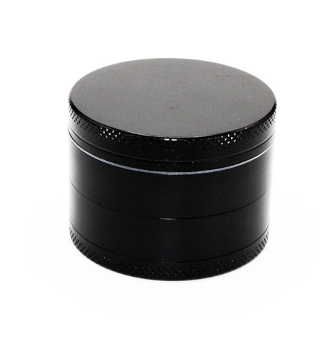 Atomic CNC Aluminium Grinder 4-teilig 50x37mm Schwarz-Geschlossen