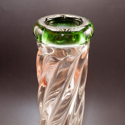 Beaker Bong 37cm ICE Twister Dune 7mm Wandstärke-Mundstück