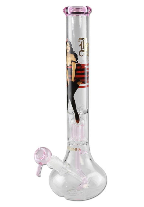 Black Leaf Bongasmus mit Baumperkolator 44 cm-seitlich