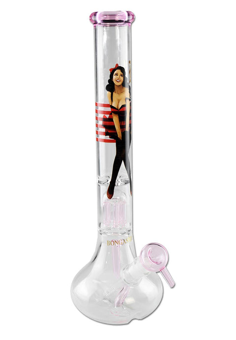 Black Leaf Bongasmus mit Baumperkolator 44 cm