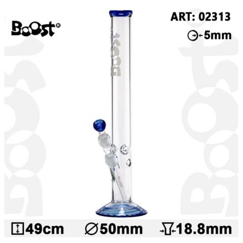Glasbong Boost Cane 49cm Straight mit Schliff NS19