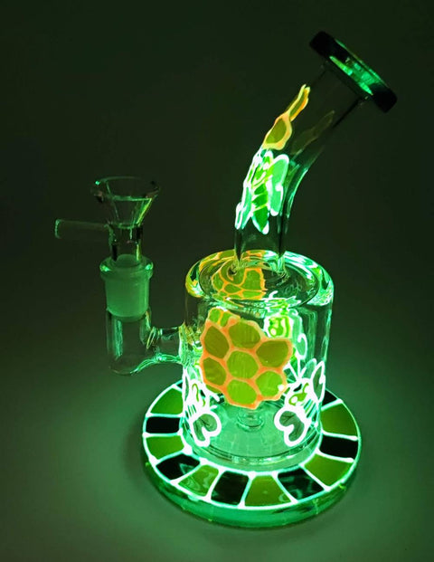 Glasbong Bubble-Bee Original Bubbler Glow-Luminous