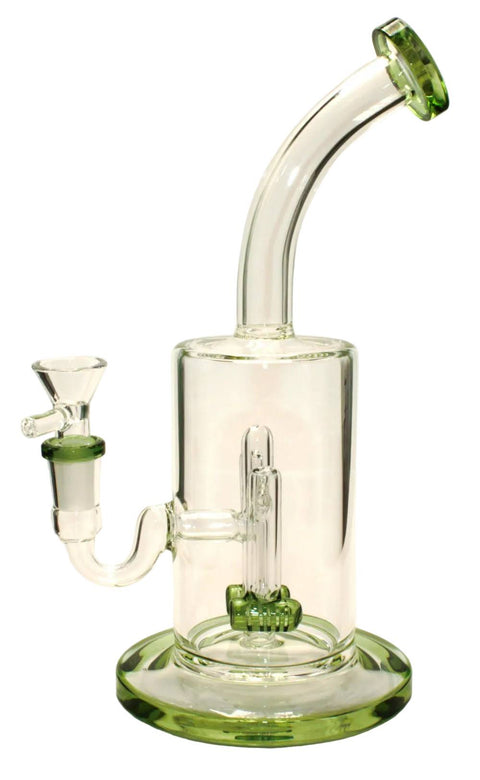 Glas Bong Bubbler mit Doppel-Hammer Perkolator