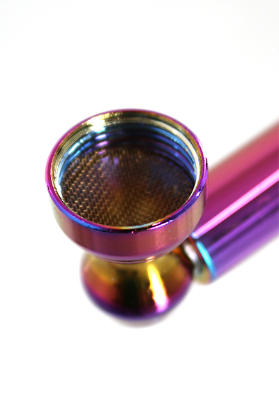 Metall Pur Pfeife Rainbow 95mm-Kopf