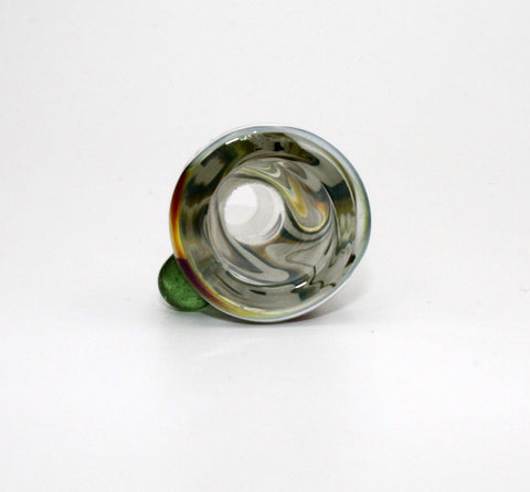 Monkey Glass Crem Dela Crem 14,5mm Glaskopf handgearbeitet mit Rollstopper