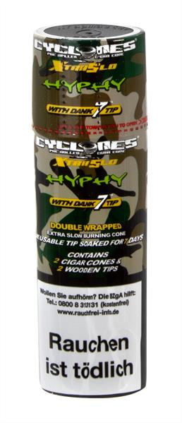 Cyclones XtraSlo Cone Blunts Hyphy im 2er Set