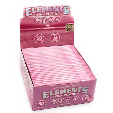 Elements Pink Papers King Size Slim 110mm-Box