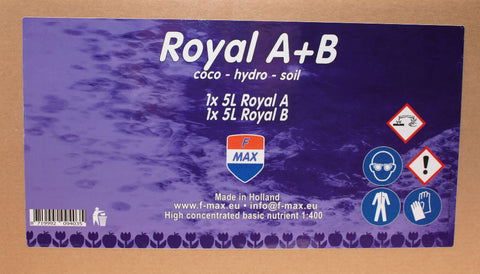 F-Max Basis-Dünger Royal A+B je 5 Liter Kanister-mit Karton