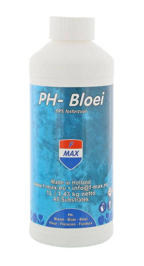 F-MAX pH Minus Bloei 1 Liter Korrekturflüssigkeit