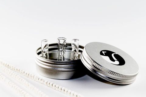 Glastips 3er Set Eindrehfilter 7mm Klar handgearbeitet von Smokerama-Seite