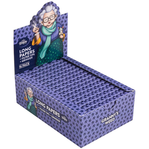 Granny´s Raucherset King Size Papers mit Tips und Häcksler
