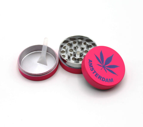 CNC Metall Grinder Pink Alu 3-Teilig 40mm