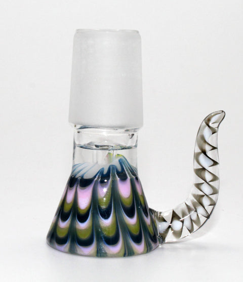 Smokerama Design Köpfchen Coloured Head 18,8 mm Schliff mit Haltegriff