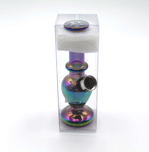 RAGGA Mini Glasbong Öl Farben 12,5 cm-einzeln-verpackt