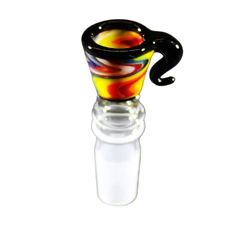 Monkey Glass Design Köpfchen Rainbowtali 18,8 mm Schliff handgearbeitet