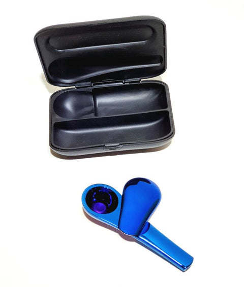 Jopi Magnet Pfeife Blau Glänzend-Offen