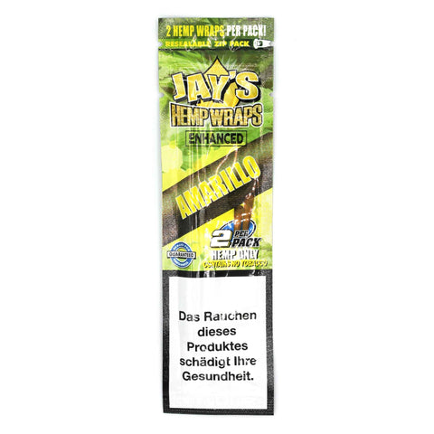 Juicy Jays Hemp-Wraps 2er Pack verschiedene Sorten-Amarillo