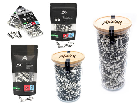 Kailar Aktivkohlefilter 5,9mm Slim Cellulose Black&White alle Mengen