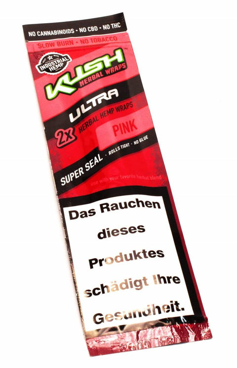 Kush Herbal Wraps 2er Pack verschiedene Sorten-Pink