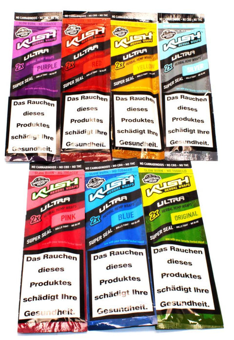 Kush Herbal Wraps 2er Pack verschiedene Sorten
