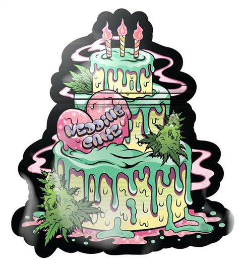 Mylar Bag Zip-Beutel Geruchsstopp verschiedene Sorten-Wedding-Cake