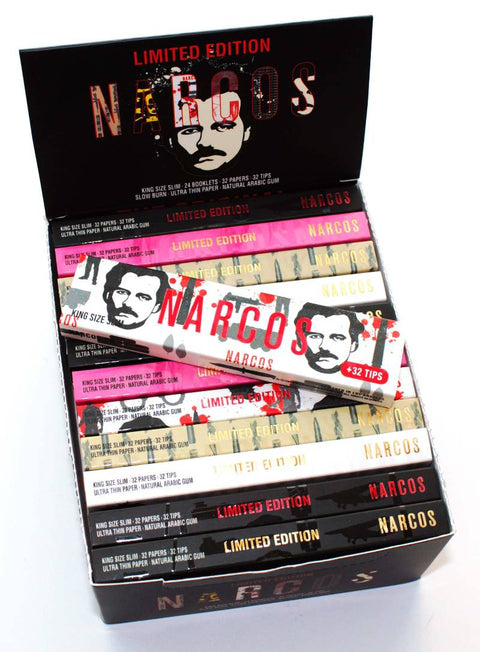 Narcos Blättchen King Size + Tips Limited Editon