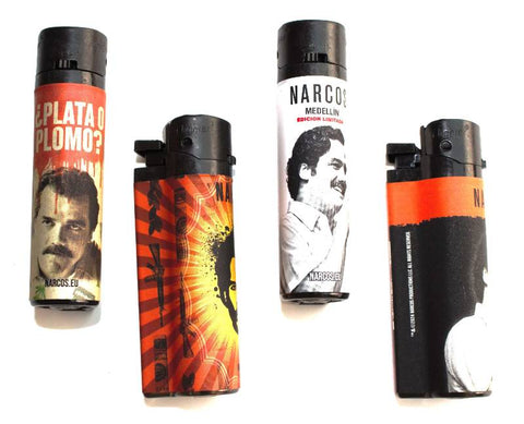 Narcos Feuerzeug Picture Edition-Seitlich