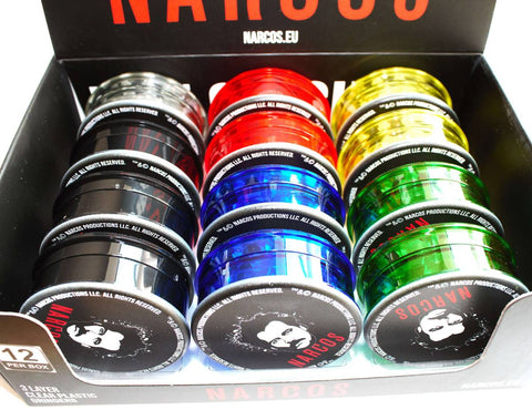 Narcos Grinder 3-Teilig aus Kunststoff 60mm