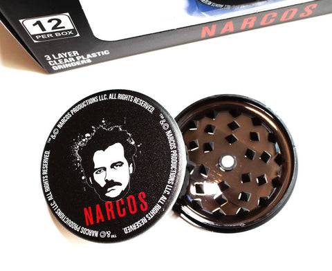 Narcos Grinder 3-Teilig aus Kunststoff 60mm