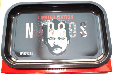 Narcos Smoker Geschenkset Black Edition Large-Rolling-Tray