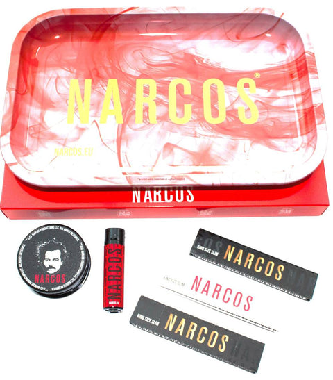 Narcos Smoker Geschenk-Set Rosa Edition-Large-Oben