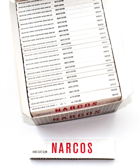 Narcos Blättchen King Size Slim White Edition