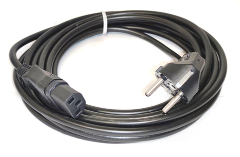 Kaltgerätekabel IEC 5 Meter mit EU-Stecker