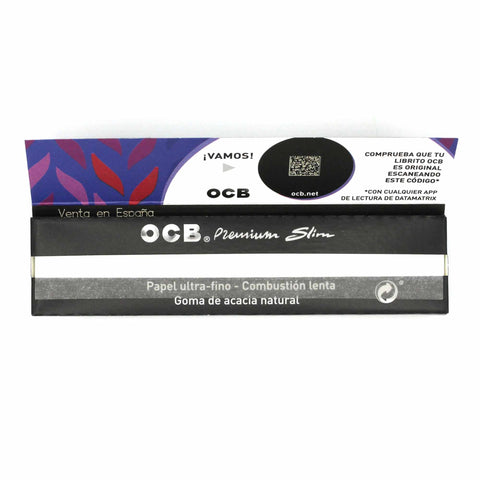 OCB Blättchen Premium King Size Slim Schwarz-Offen