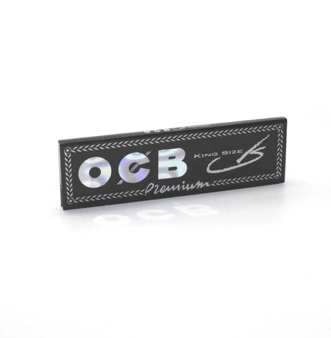 OCB Blättchen Premium King Size Schwarz-Seitlich
