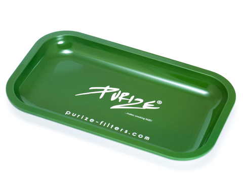 Purize Metall Dreh-Tablett Sketchgreen-Design Medium-Seite