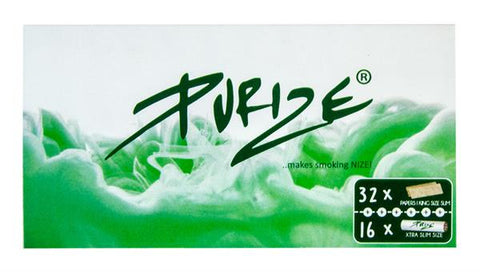 PURIZE Papes´n´Tips King Size Blättchen mit Extra Slim Filter-Geschlossen