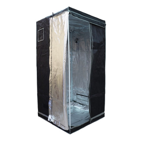 Pure-Tent V2 Growbox 100x100x200 cm-halboffen