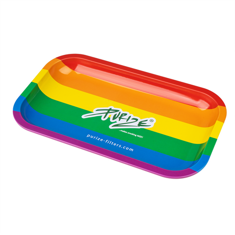 Purize Dreh Tablett Metall Regenbogen Farben Tray Diversity