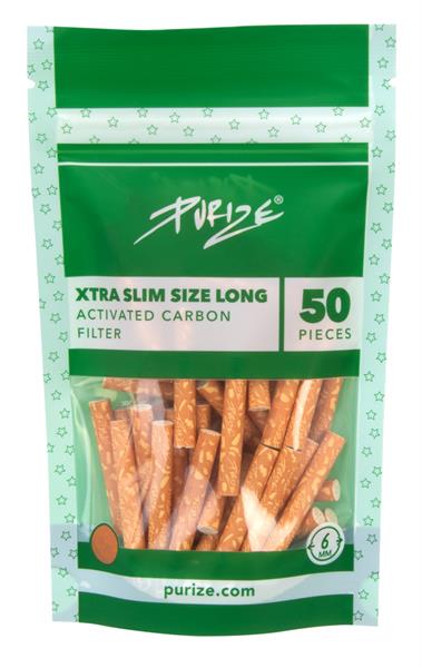 Purize Aktivkohlefilter 6mm XTRA Long Size 50er Pack-Spy