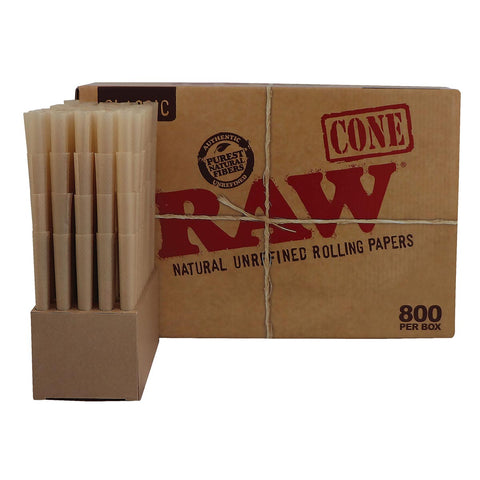 RAW Classic Pre-Rolled Cones King Size 800er Pack-Offen