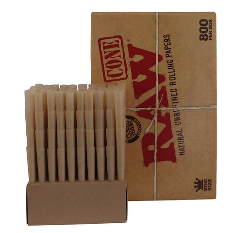 RAW Classic Pre-Rolled Cones King Size 800er Pack-Offen-Front