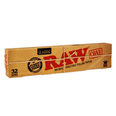RAW Classic Pre-Rolled Cones King Size 32er Pack