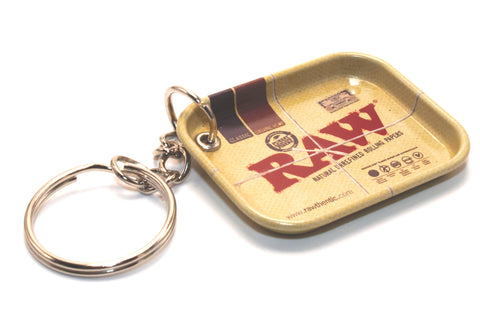 RAW Tiny Tray Schlüsselanhänger Braun-Seitlich