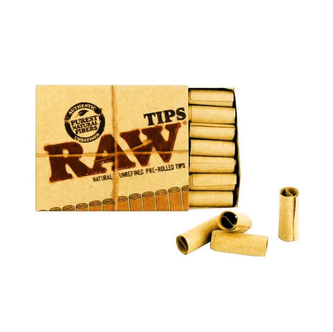 RAW Pre-Rolled Filtertips 21 Stück im Karton
