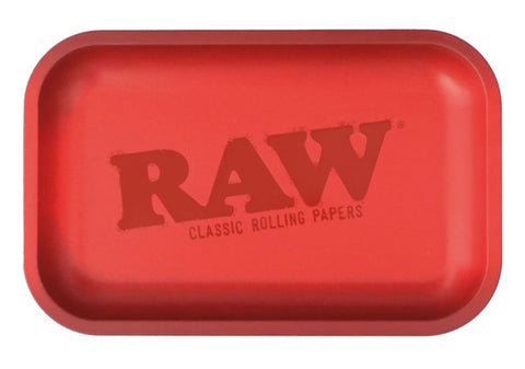 RAW Rolling Tray Metall Red Small