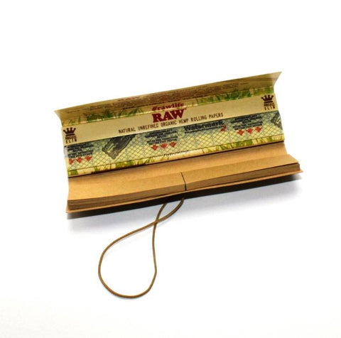 RAW Blättchen Connoisseur Hemp Organic King Size Slim + Filtertips-Offen