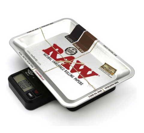 RAW Rolling Tray Digitalwaage 1000g /  0,01g Teilung