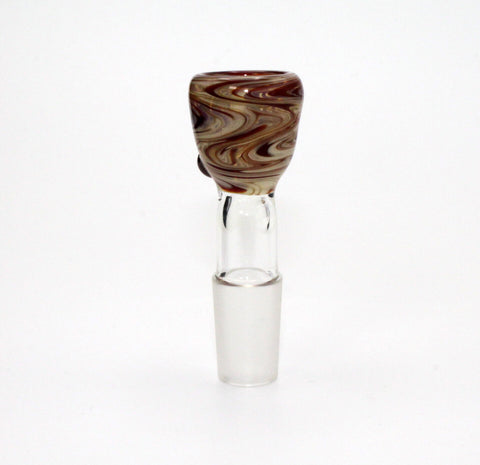 Monkey Glass Kräuterkopf Red Dune Dragon 18,8mm Schliff Handmade-Hinten