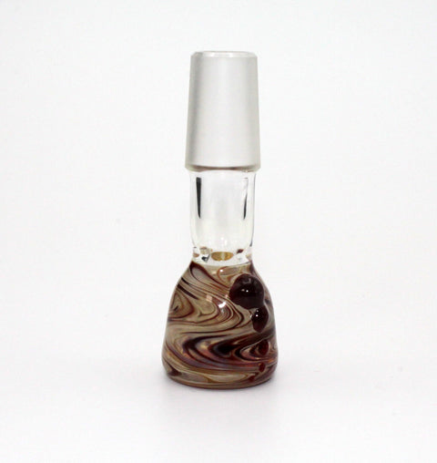 Monkey Glass Kräuterkopf Red Dune Dragon 18,8mm Schliff Handmade-Umgedreht
